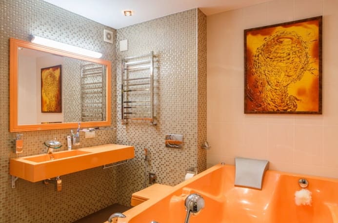 Csempe és mozaik a fürdőszobában: a választás sajátosságai