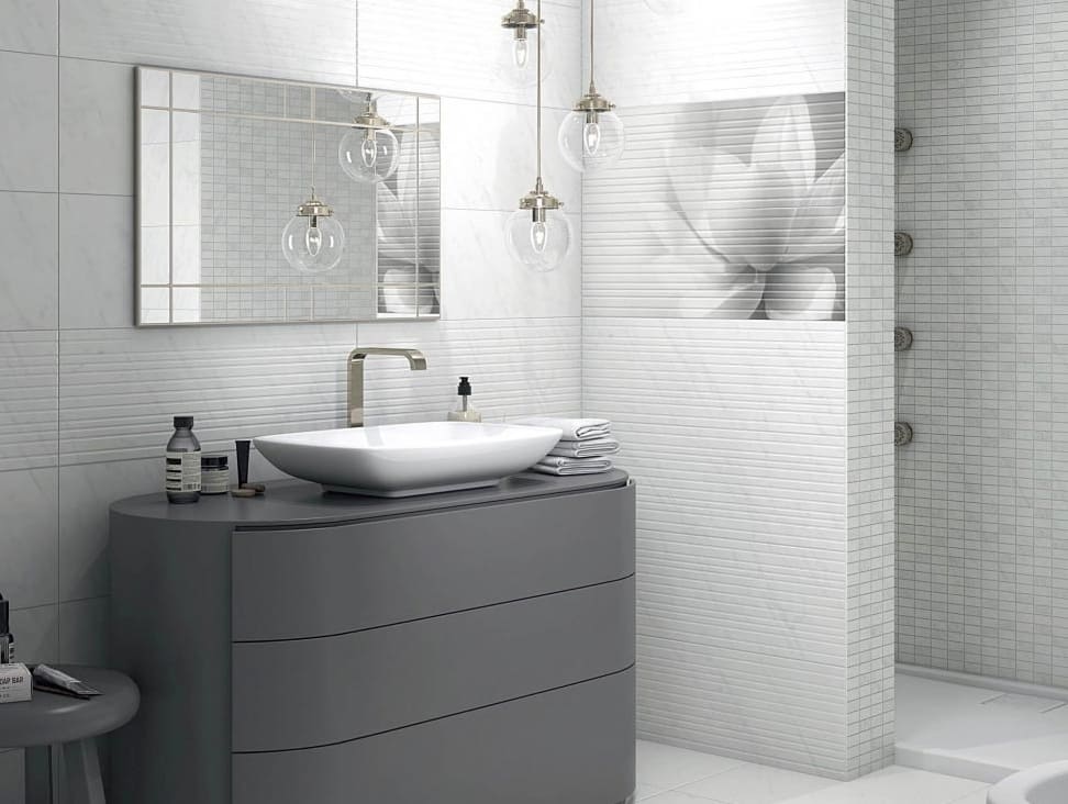 Kerama Marazzi csempe a fürdőszoba-design, belsőépítészethez