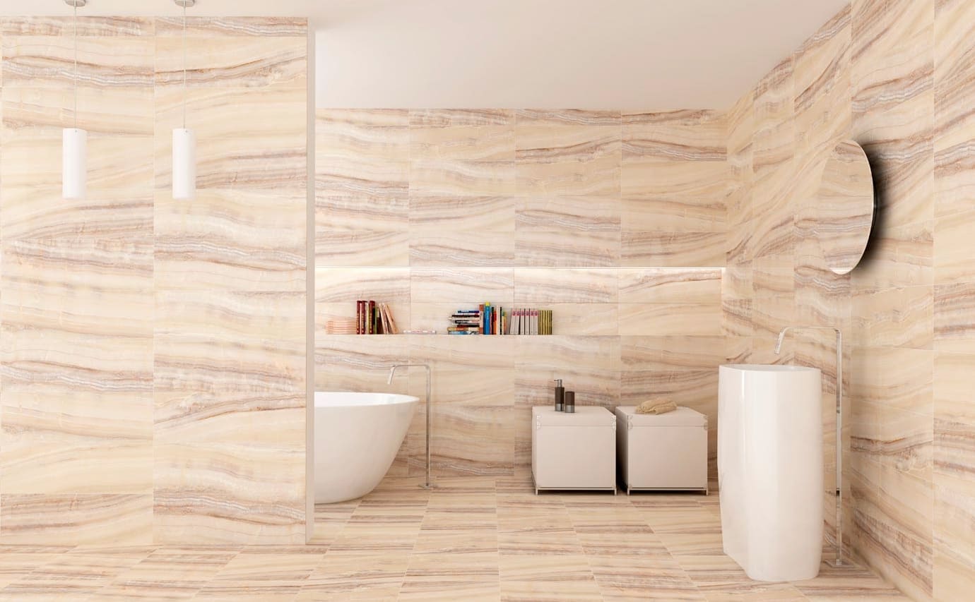 Melyik márvány csempe választani méretétől függően a fürdőszoba 3