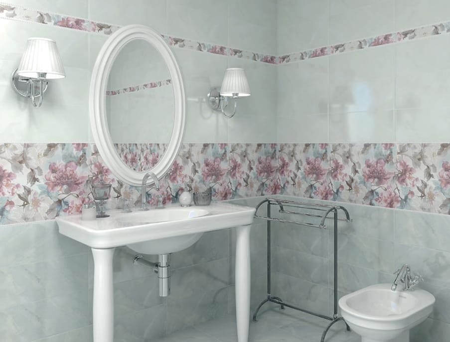 kerama marazzi fürdőszoba design, egy példa