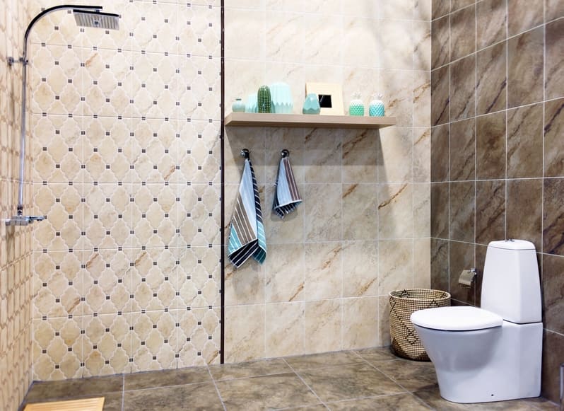 Kerama Marazzi csempe fürdőszobákhoz: jellemzők, belső alkalmazások