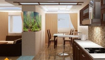 Hogyan tervezzünk egy konyha-nappali egy kis térben
