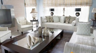 Kárpitozott nappali bútorok a modern belsőépítészet példáival