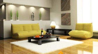 Kárpitozott nappali bútorok a modern belsőépítészet példáival