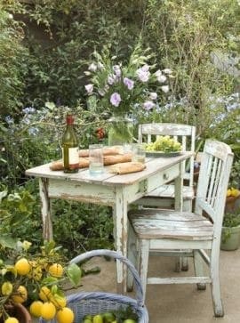 nyaraló és kerti stílusú bútorok