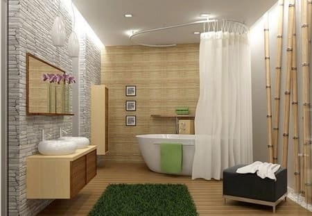 linóleum fürdőszoba falakhoz