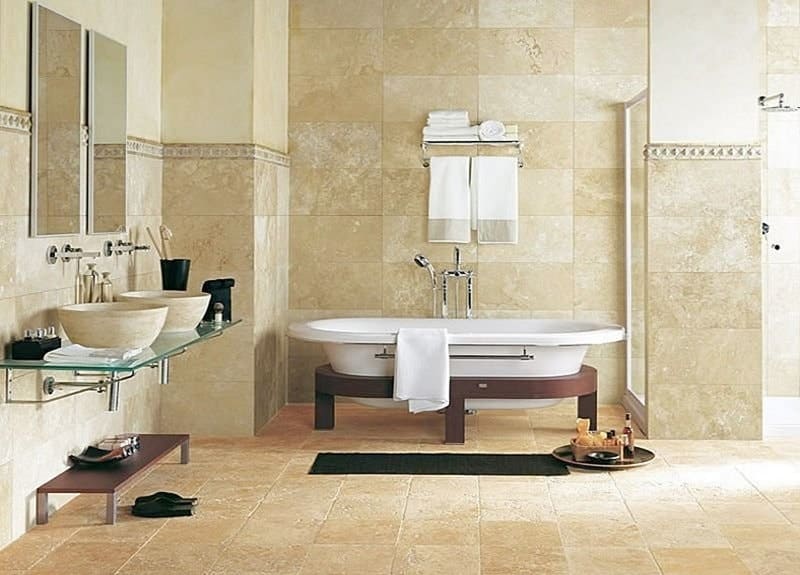 természetes kő fürdőszoba padlóburkolatokhoz