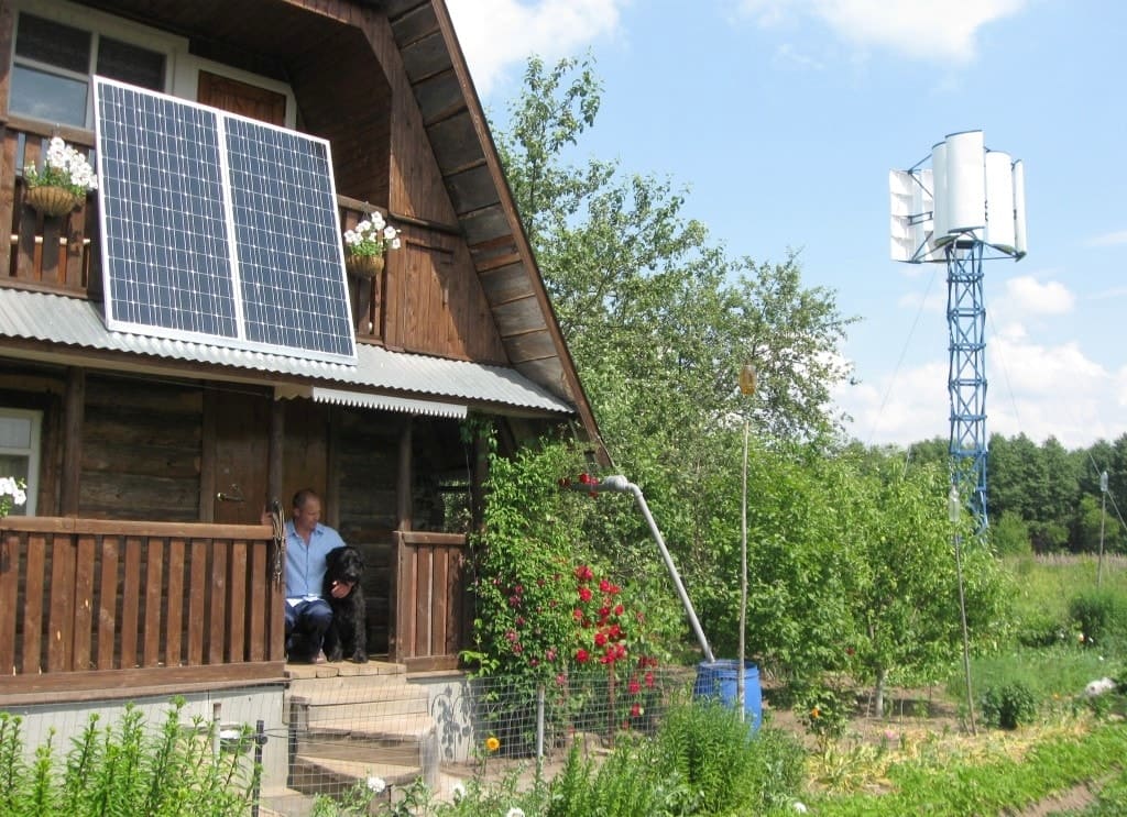 Dacha / telek áram nélkül: 4 lehetőség egy vidéki ház autonóm áramellátására