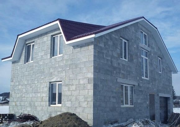 polisztirol beton ház