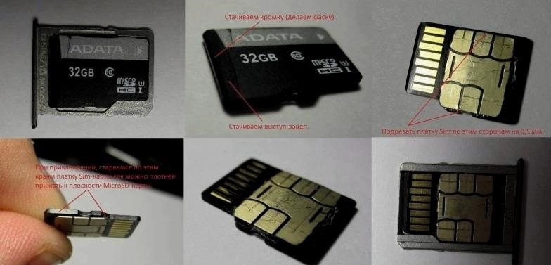 Hogyan kell egy SIM -kártyát és memóriakártyát egy nyílásba helyezni?