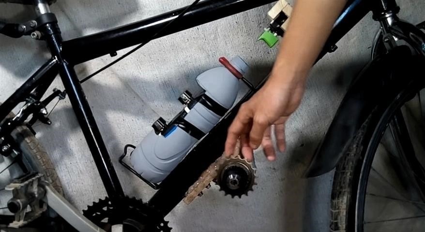 DIY elektromos kerékpár csavarhúzóból