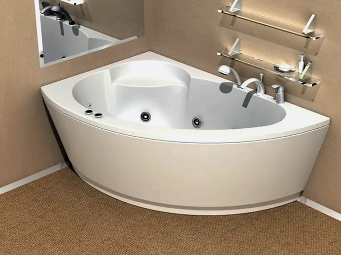 Aszimmetrikus fürdőkádak, a modellek áttekintése