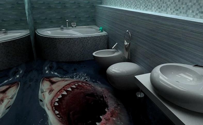 A 3D padló a legjobb megoldás a fürdőszobában