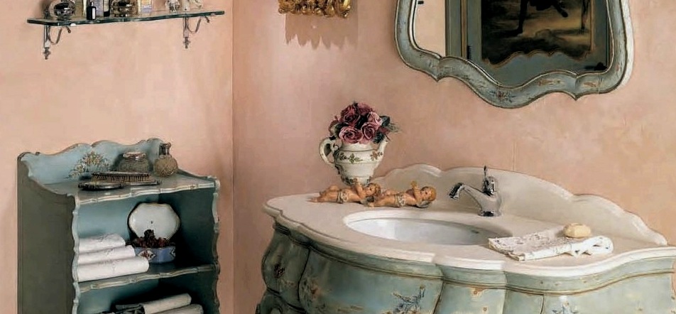 A Provence -i stílus díszítésének elvei a fürdőszobában