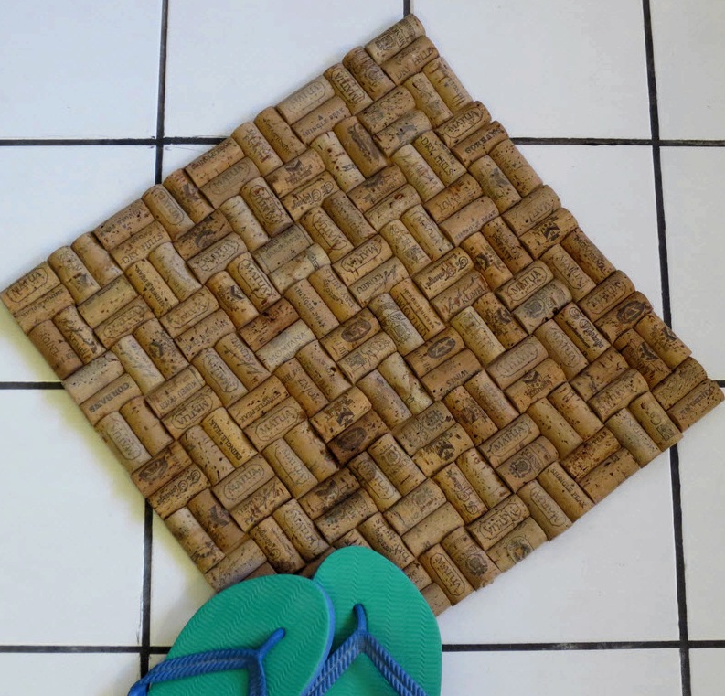 DIY fürdőszobai szőnyeg