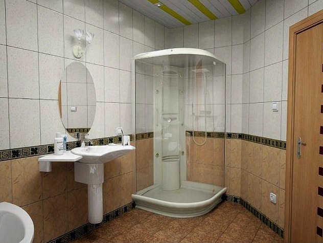 Fürdőszoba kialakítása zuhanyzóval