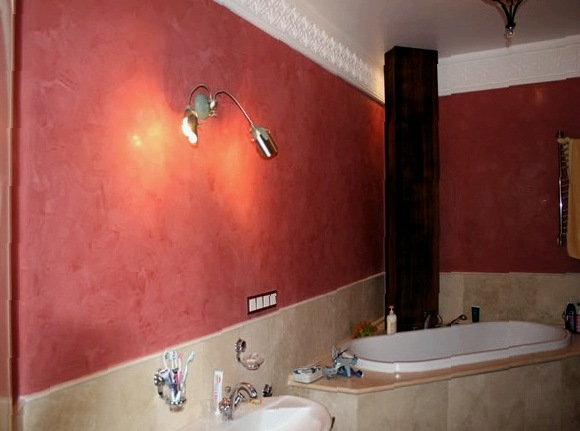 Anyagok a fürdőszoba falainak díszítésére