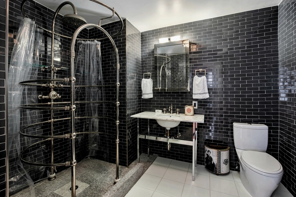 A loft stílusú WC díszítésének szabályai, szakmai tanácsok