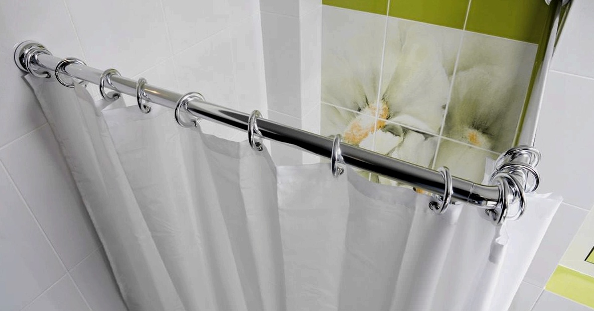 A sarokfüggönyök áttekintése a fürdőszobában, tippek a választáshoz