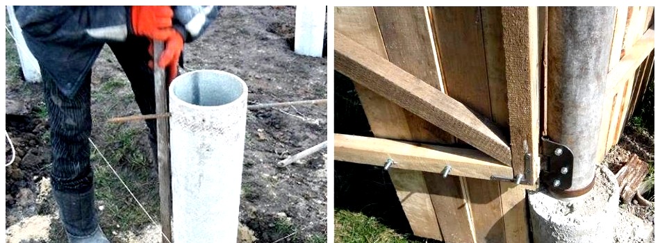 Kézzel készített kerítésoszlopok: hogyan válasszuk ki és telepítsük őket