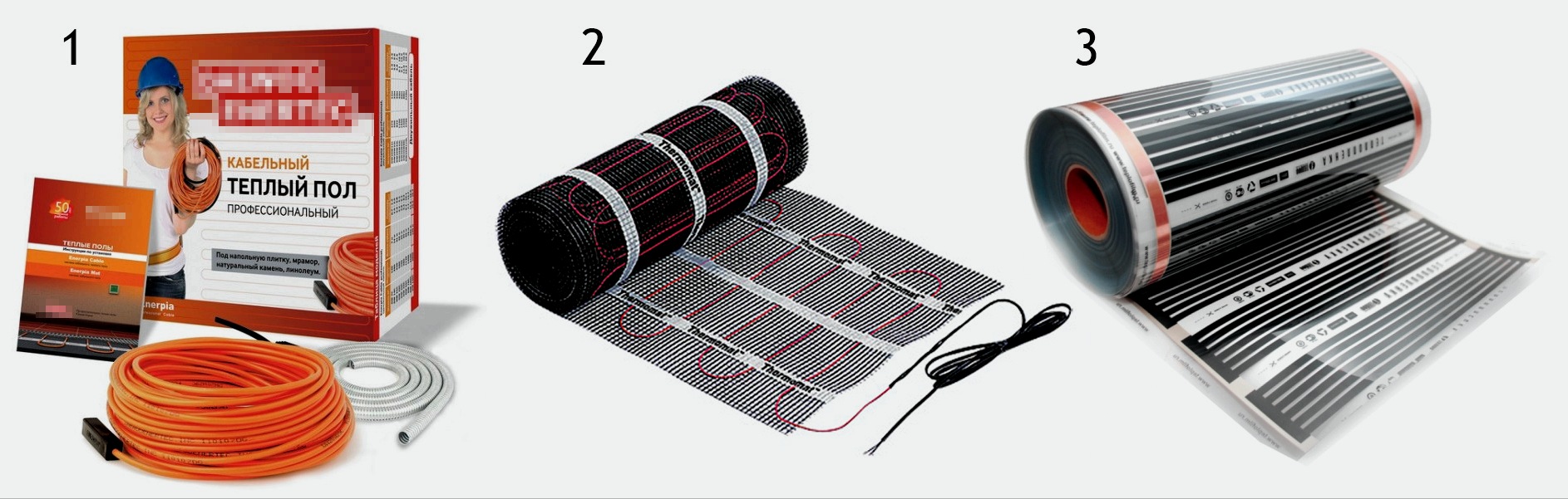 Elektromos padlófűtés telepítése: kábel és film infravörös