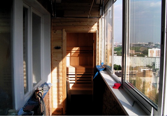 Hogyan készítsünk mini szaunát egy lakásban: koordináció, felszerelés, összeszerelés
