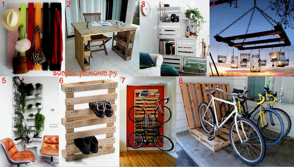Bútor raklapokból: hogyan készíthető melyik, mennyire egyszerű és jövedelmező, fotók, rajzok