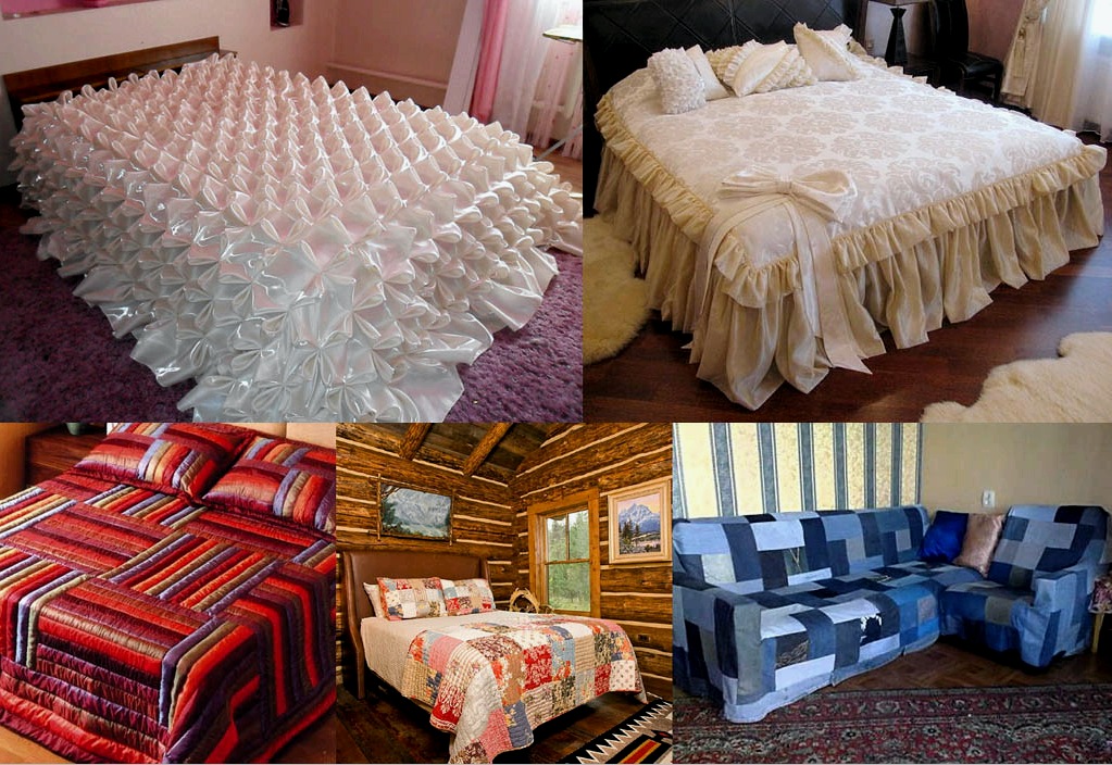Az ágytakarók varrása saját kezűleg: az anyag, a módszerek és a munka jellemzőinek megválasztása
