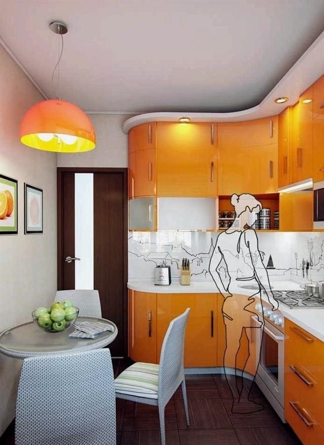 Egyszobás Hruscsov, 31 négyzetméter belső kialakítása m. - fotó