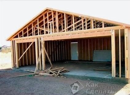Válasszon a fából készült garázs építése közül: lekerekített rönk vagy deszka? Válogatott fotók