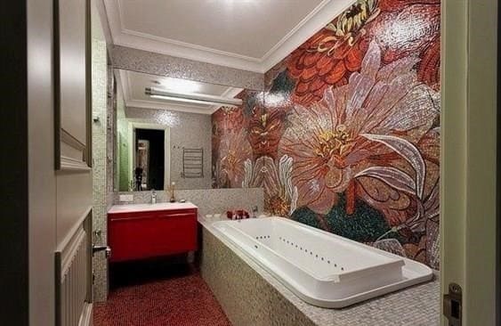 Csempe a fürdőszobában a padlón - lépésről lépésre az optimális padlóburkolat lefektetéséhez (120 fotó)
