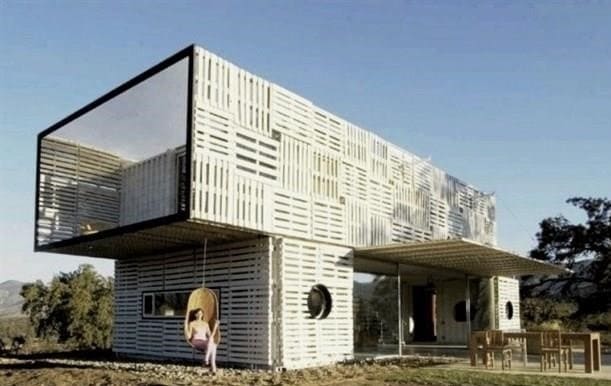 Konténerek háza "JAZZ stílusban" vagy moduláris ház saját kezűleg