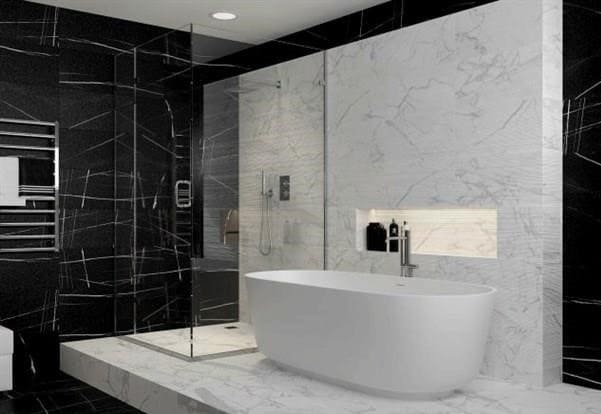 Fehér csempe a fürdőszobában: anyagjellemzők és fotók a legjobb megoldásokról