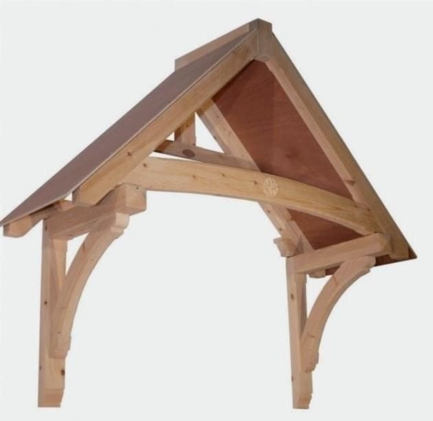 Fából készült lombkorona egy nyári rezidenciához: szerkezetek típusai és anyagválaszték