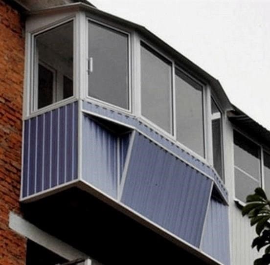 Az erkélyek belső díszítése - népszerű anyagok