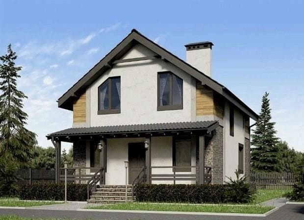 A tetőtérrel rendelkező ház elrendezésének jellemzői 8-10 + projektek példái