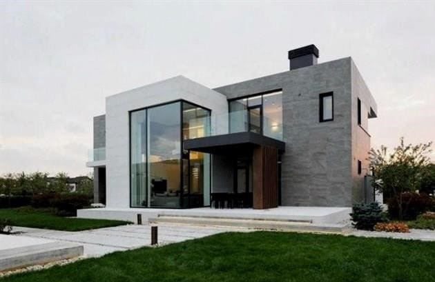 Házak modern stílusban: gyönyörű projektek (60 fotó)