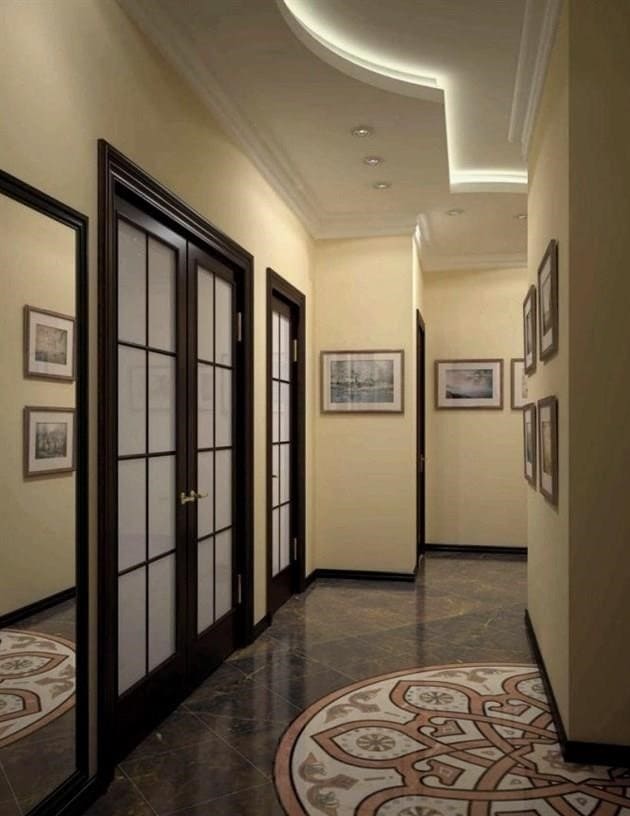 Folyosócsempék: TOP-100 fotó egy gyönyörű kombinációról és kialakításról a folyosón.