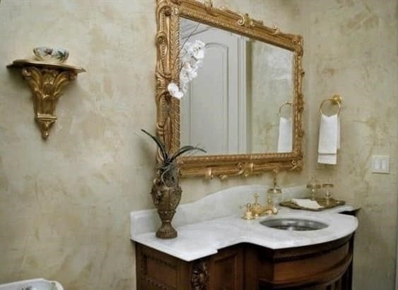 Velencei vakolat a fürdőszobában: leírás fényképpel, alkalmazási technika, kényelem és vélemények