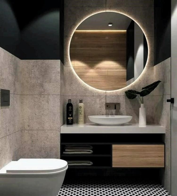 3 Nm-es kis fürdőszoba kialakítása WC-vel kombinálva: fotók, leírások, színvilág (66 fotó)