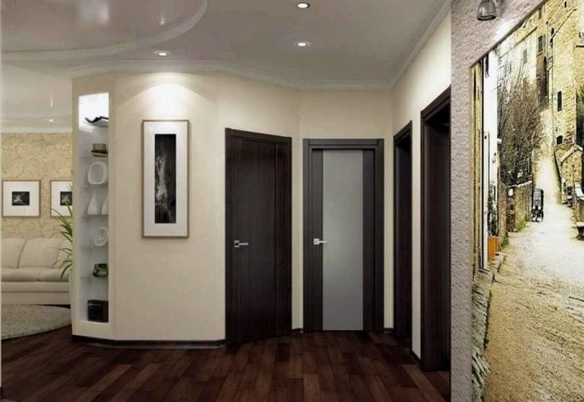 Folyosó a lakásban: belsőépítészet és a stíluskombináció jellemzői (95 fotó)