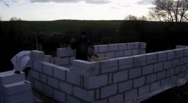 Gázbeton fürdők projektjei - hogyan építsenek fürdőt saját kezűleg, lépésről lépésre