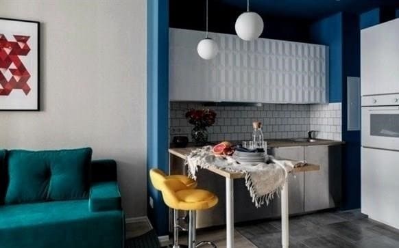 A konyha áthelyezése a nappaliba (51 fotó) - lehetőségek és korlátozások