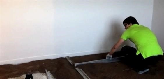 DIY ömlesztett padló - lépésről lépésre