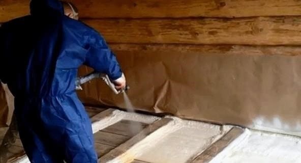 Padlószigetelés habosított polisztirollal egy faházban