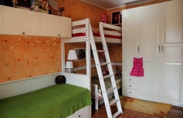 Tervezési lehetőségek egyszobás apartmanokban található gyermek sarok számára