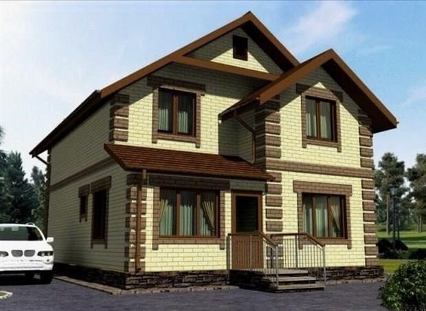 A tetőtérrel rendelkező ház elrendezésének jellemzői 8-10 + projektek példái