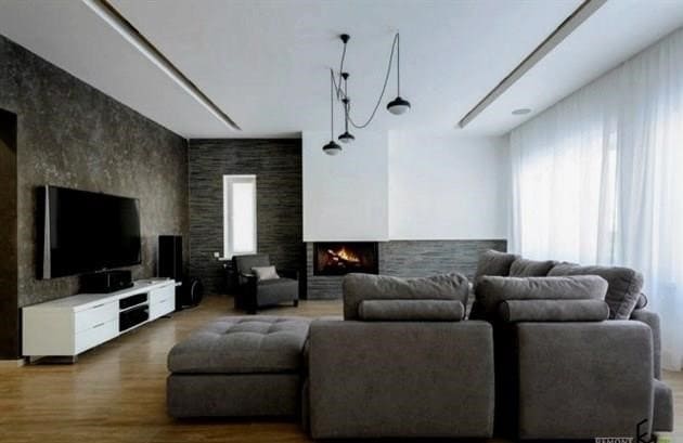 Nagy nappali: tervezési jellemzők és fotók a legjobb belső terekről