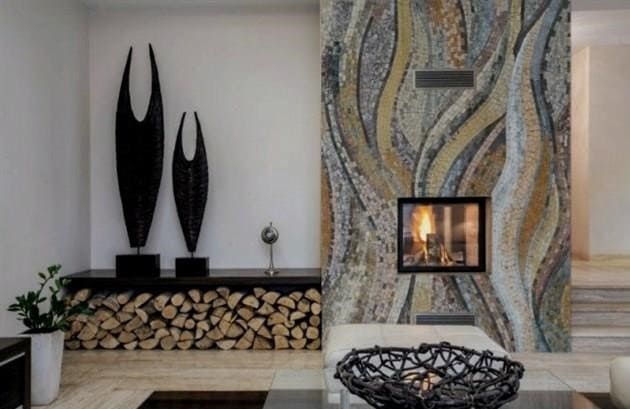 Hol jobb a mozaik használata a belső térben: a konyhában, a fürdőszobában vagy a nappaliban? (180+ fotó). Inspiráló tervezés lehetőségekkel (fa, tükör, üveg)