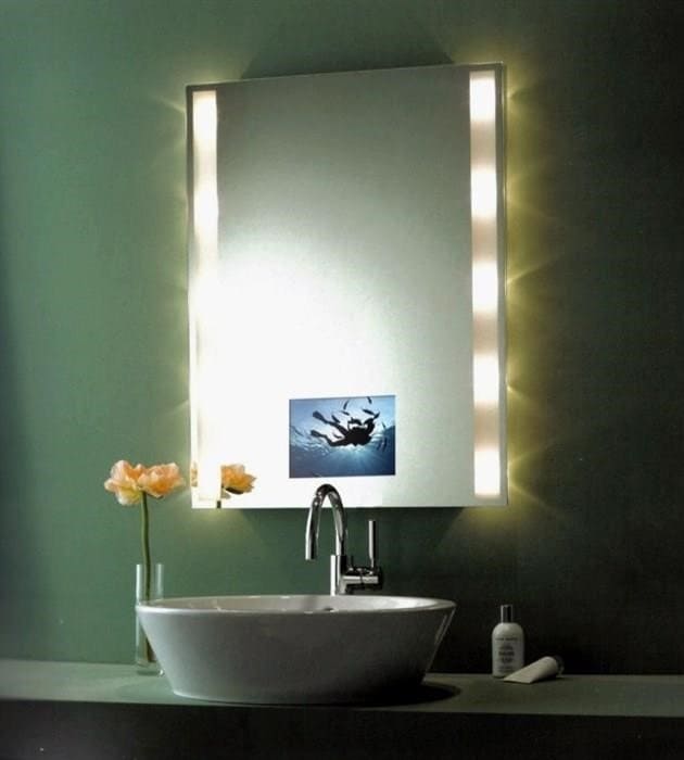 Világítás a fürdőszobában: fotó, lehetséges opciók (65 fotó)